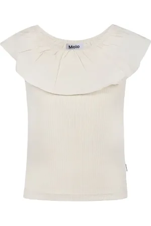 Molo T-shirt med flæsedetalje