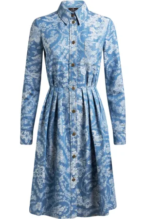 Etro Skjortekjole i denim
