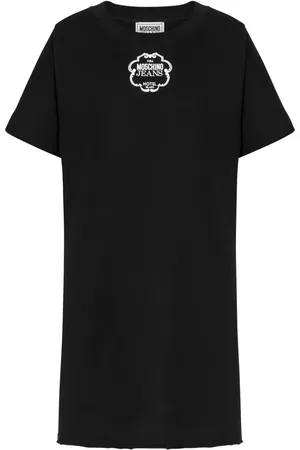 Moschino Kort kjole med logotryk