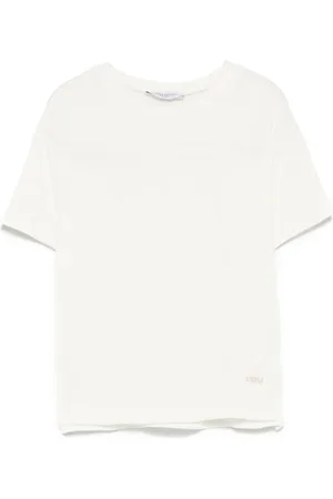 Paolo Pecora T-shirt med logobroderi