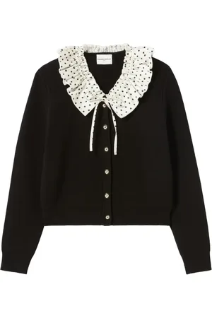 Claudie Pierlot Cardigan med kontrastkrave