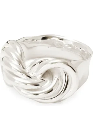 Jil Sander Håndlavet ring med snoet detalje