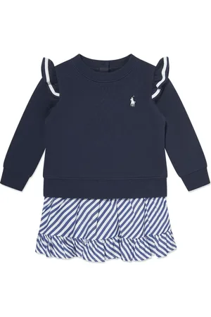 Ralph Lauren Kjole med Polo Pony-broderi