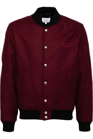 Maison Kitsuné Bomberjakke med logobroderi