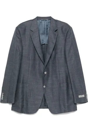 CANALI Blazer med slub-tekstur