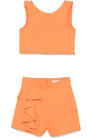 Abel & Lula Sæt med top og shorts med flæsedetalje