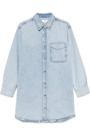Frame Skjortekjole i denim