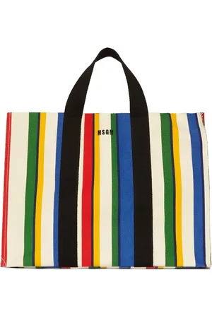 Msgm Stribet tote