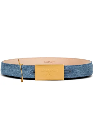 Balmain Denimbælte med sikkerhedsnål