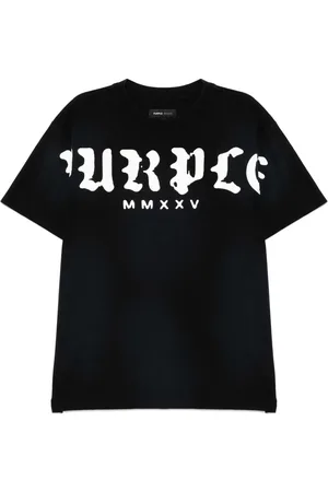 Purple Brand T-shirt med grafisk tryk