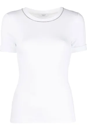 PESERICO SIGN T-shirt i strækbar jersey