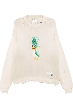 Maison Mihara Yasuhiro Trøje med slitageeffekt