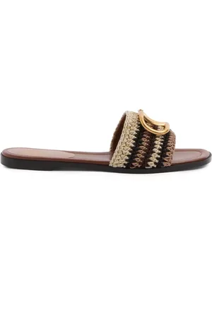 VALENTINO GARAVANI VLogo sandaler med broderi