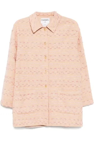 CHANEL Enkeltradet jakke i tweed fra 1999
