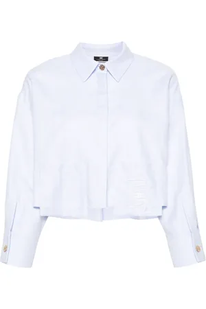 Elisabetta Franchi Skjorte med monogram-broderi