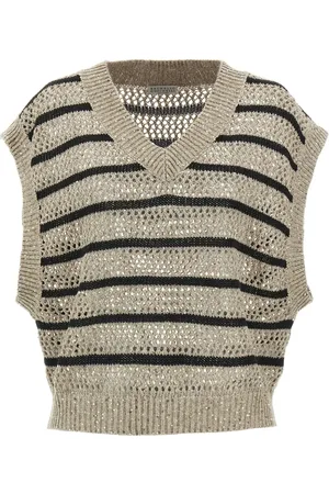 Brunello Cucinelli Stribet top