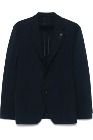 LARDINI Blazer med broche-detalje