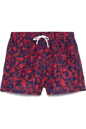 Kiton Badeshorts med blomstertryk