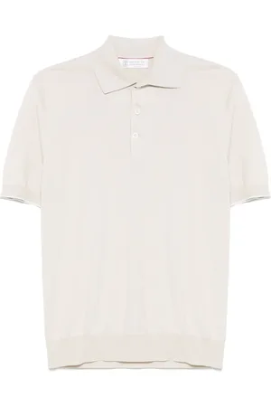 Brunello Cucinelli Finstrikket polo