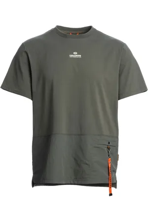Parajumpers T-shirt med trykknapper og lomme