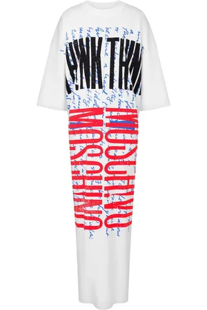 Moschino Lang T-shirt-kjole