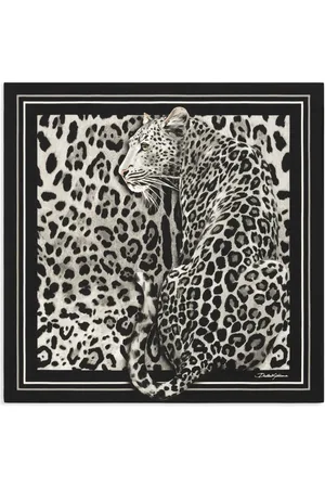 Dolce & Gabbana Tørklæde med leopardtryk