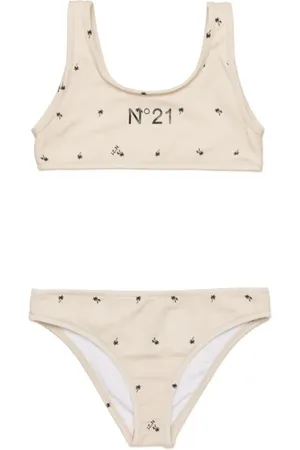 Nº21 Bikini med palmetræ-tryk