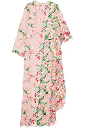JEAN-LOUIS SABAJI Blomstret-broderet abaya