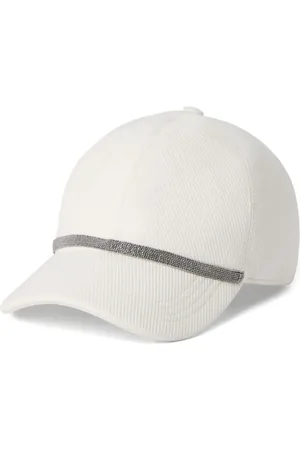 Brunello Cucinelli Baseballkasket med monili-udsmykning