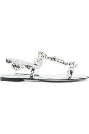 Dolce & Gabbana Sandaler med krystaludsmykning