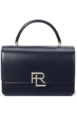 Ralph Lauren Crossbody-taske i læder med logo-hardware