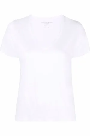 Majestic Kortærmet T-shirt med V-hals