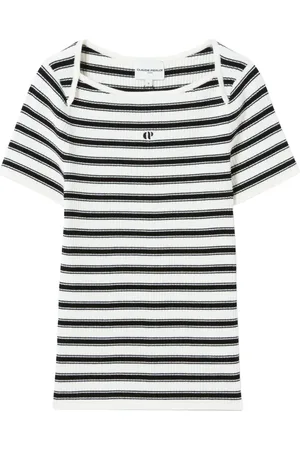 Claudie Pierlot Stribet T-shirt