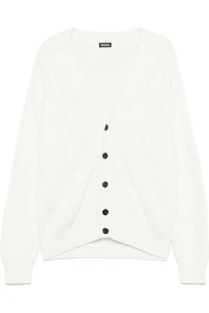 Ermenegildo Zegna Cardigan i kraftig strik
