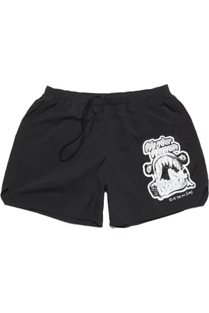 Acne Studios Badeshorts med grafisk tryk