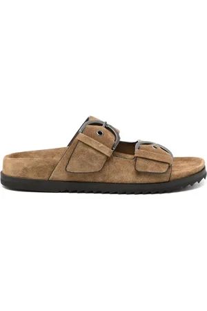 James Perse Sandaler i ruskind med spænde