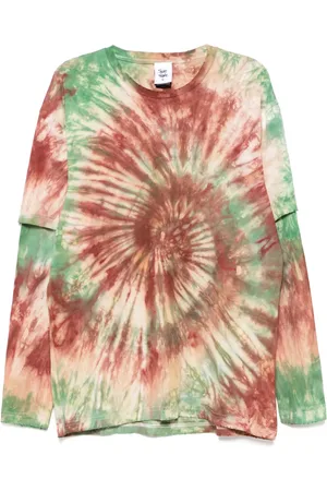 Stain Shade T-shirt med batiktryk