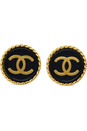 CHANEL 1995 CC-øreklips
