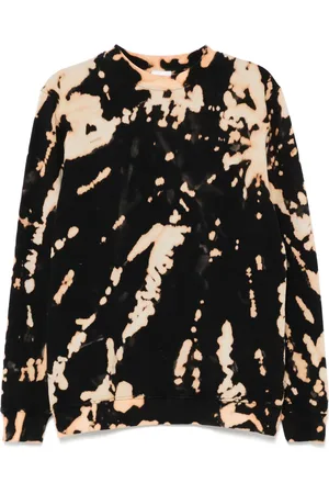 Stain Shade Sweatshirt med batiktryk