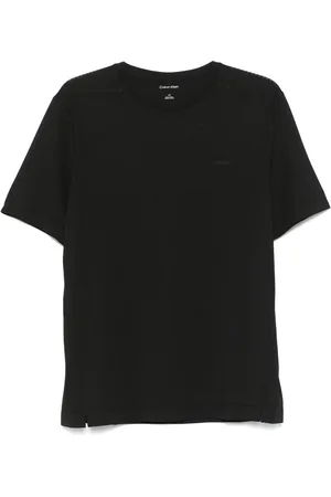 Calvin Klein T-shirt i jersey med gummi-logo