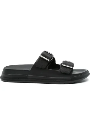 Tommy Hilfiger Sandaler i læder med spænderem