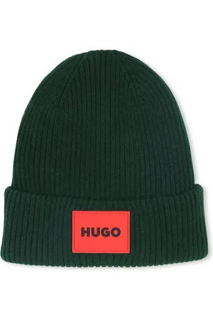 HUGO BOSS Hue med logo-applikation