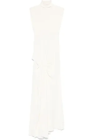 Victoria Beckham Lang asymmetrisk kjole