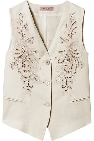 Twin-Set Broderet vest
