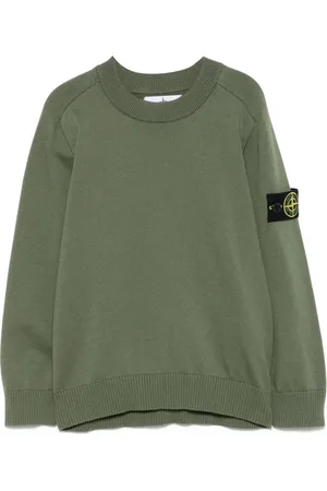 Stone Island Sweater med kompasmærke