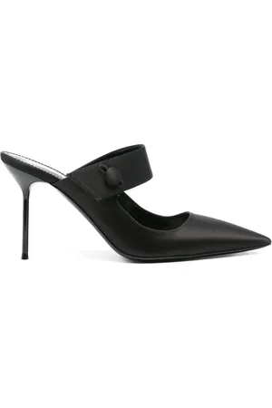 PARIS TEXAS 90 mm mules i satin