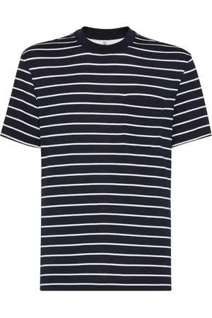Brunello Cucinelli Stribet T-shirt