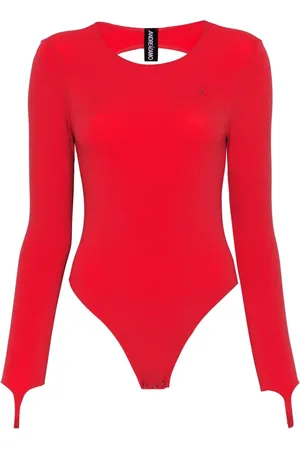 ANDREADAMO Body i jersey med skulpturerende design