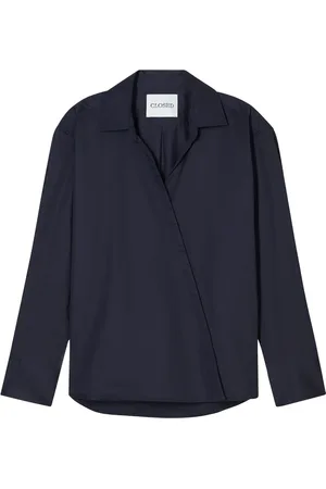 Closed Asymmetrisk poplin-bluse