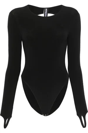 ANDREADAMO Body i jersey med skulpturerende design